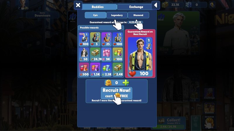 Character inventory and item upgrade interface — Idle Studs screenshot.